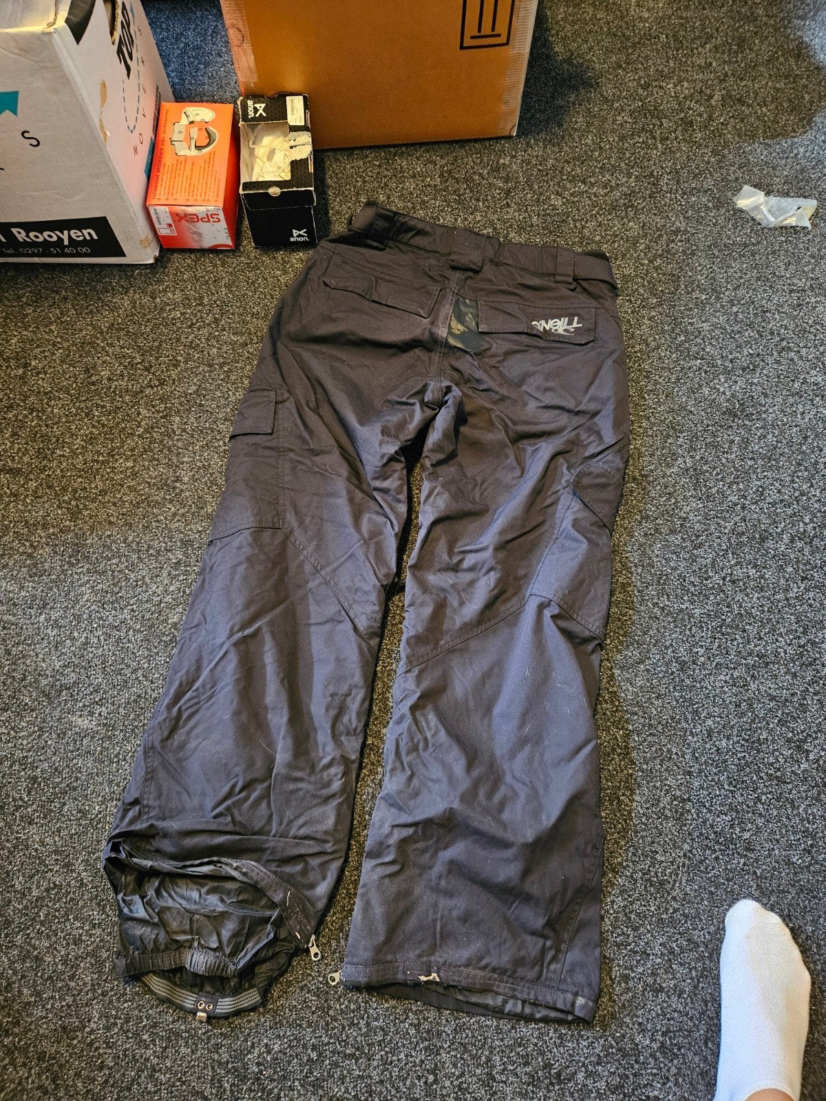 Snowboard set: Wedze boots, O'Neill broek, Spex bescherming, Ophalen of Verzenden