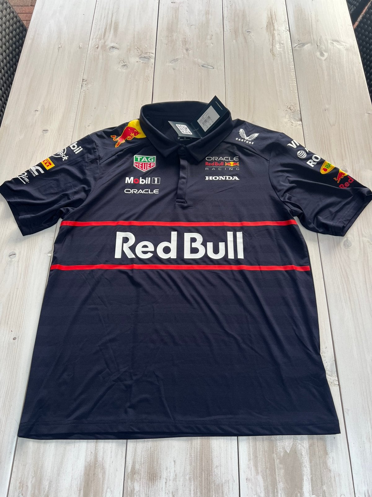 Red Bull Racing F1 Polo shirt Castore 1x XL & 1x M (nieuw), Ophalen of Verzenden, Nieuw, Maat 56/58 (XL), Blauw