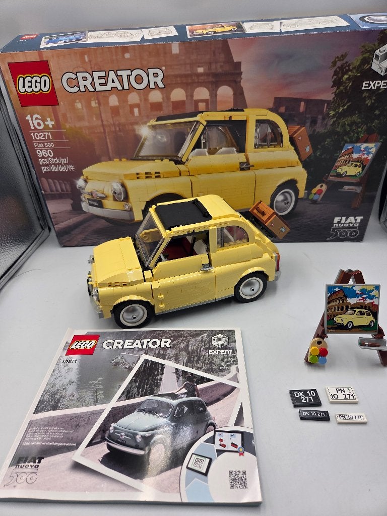 Lego Creator expert 10271 Fiat 500, Inclusief instructies, Lego, Ophalen of Verzenden, Zo goed als nieuw