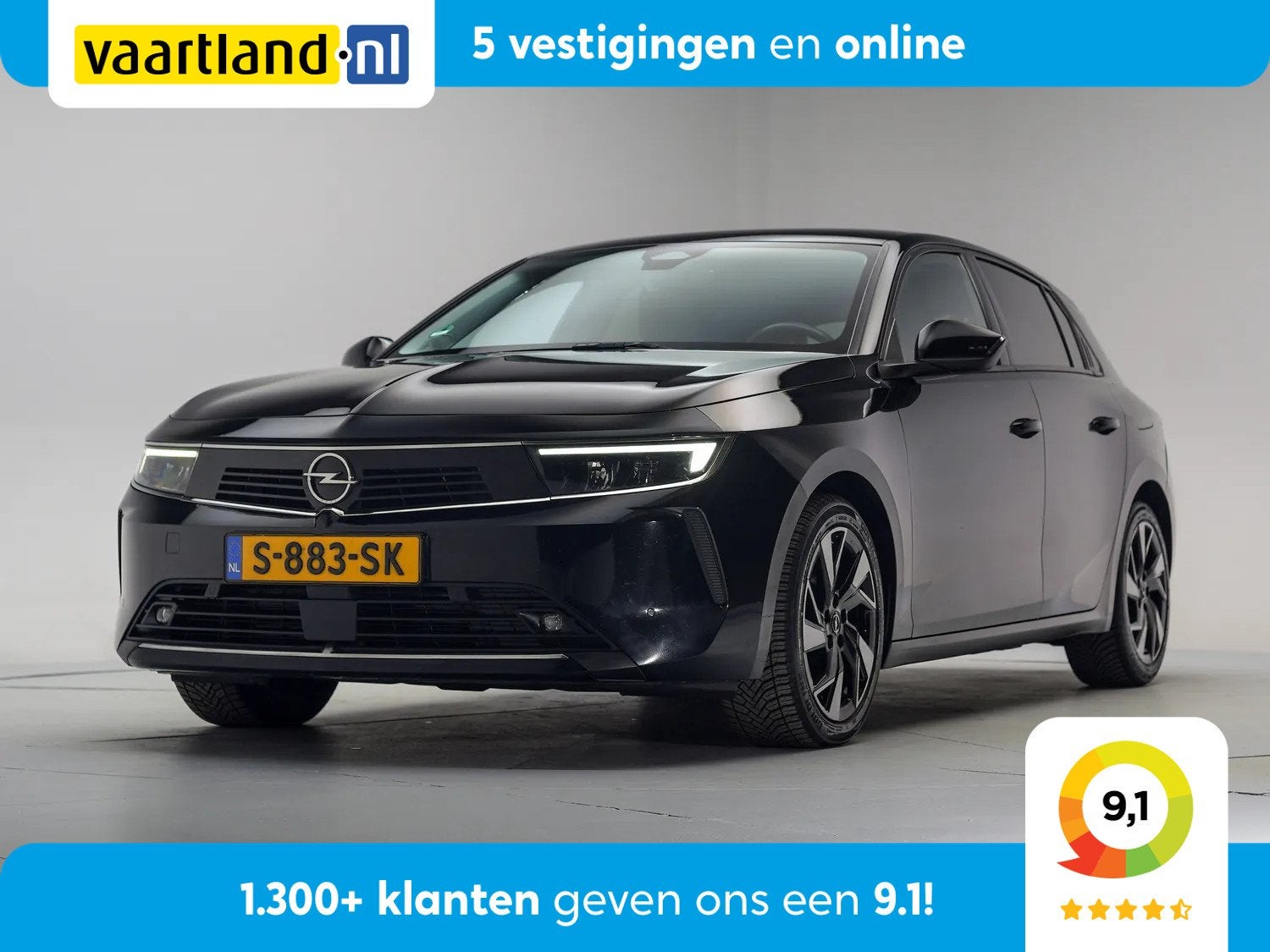 Opel Astra 1.6 Hybrid Business Edition 5-drs [ Navi Apple/An, Auto's, Adaptive Cruise Control, Gebruikt, 1578 kg, 4 cilinders