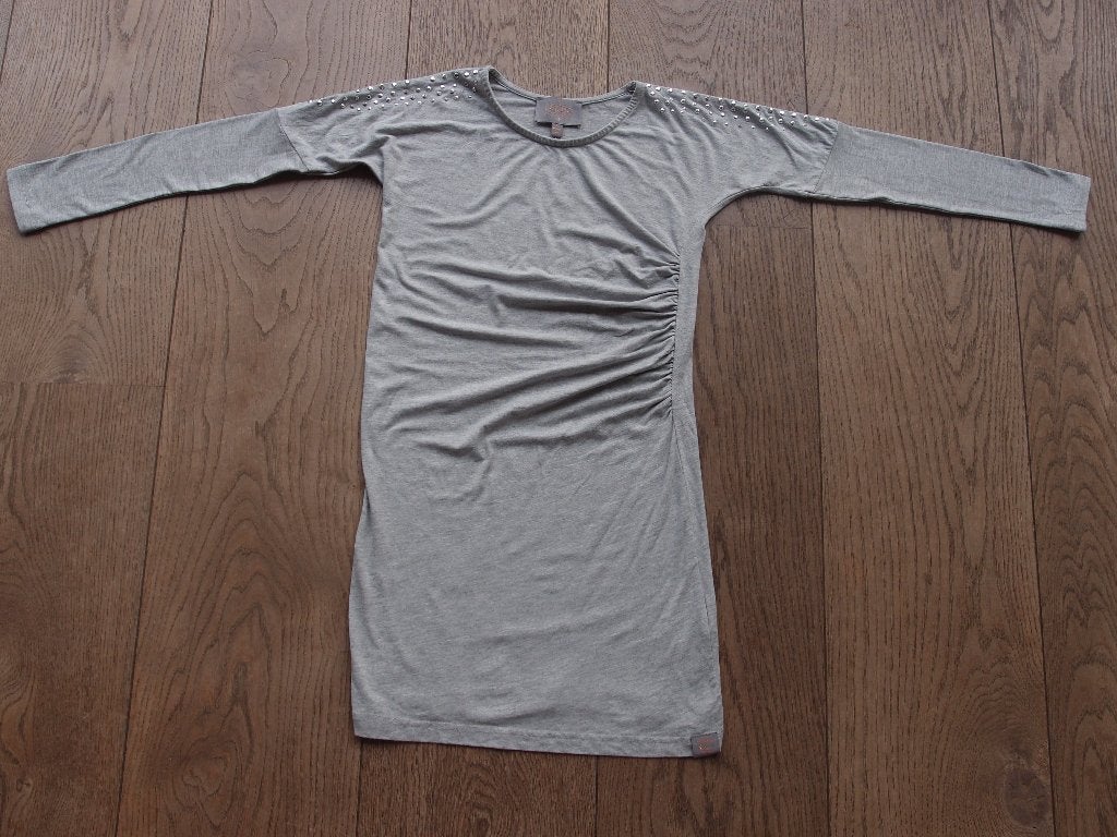 Super mooie Creamie tuniek jurk longsleeve studs 122 / 128, Kinderen en Baby's, Meisje, Ophalen of Verzenden, Zo goed als nieuw