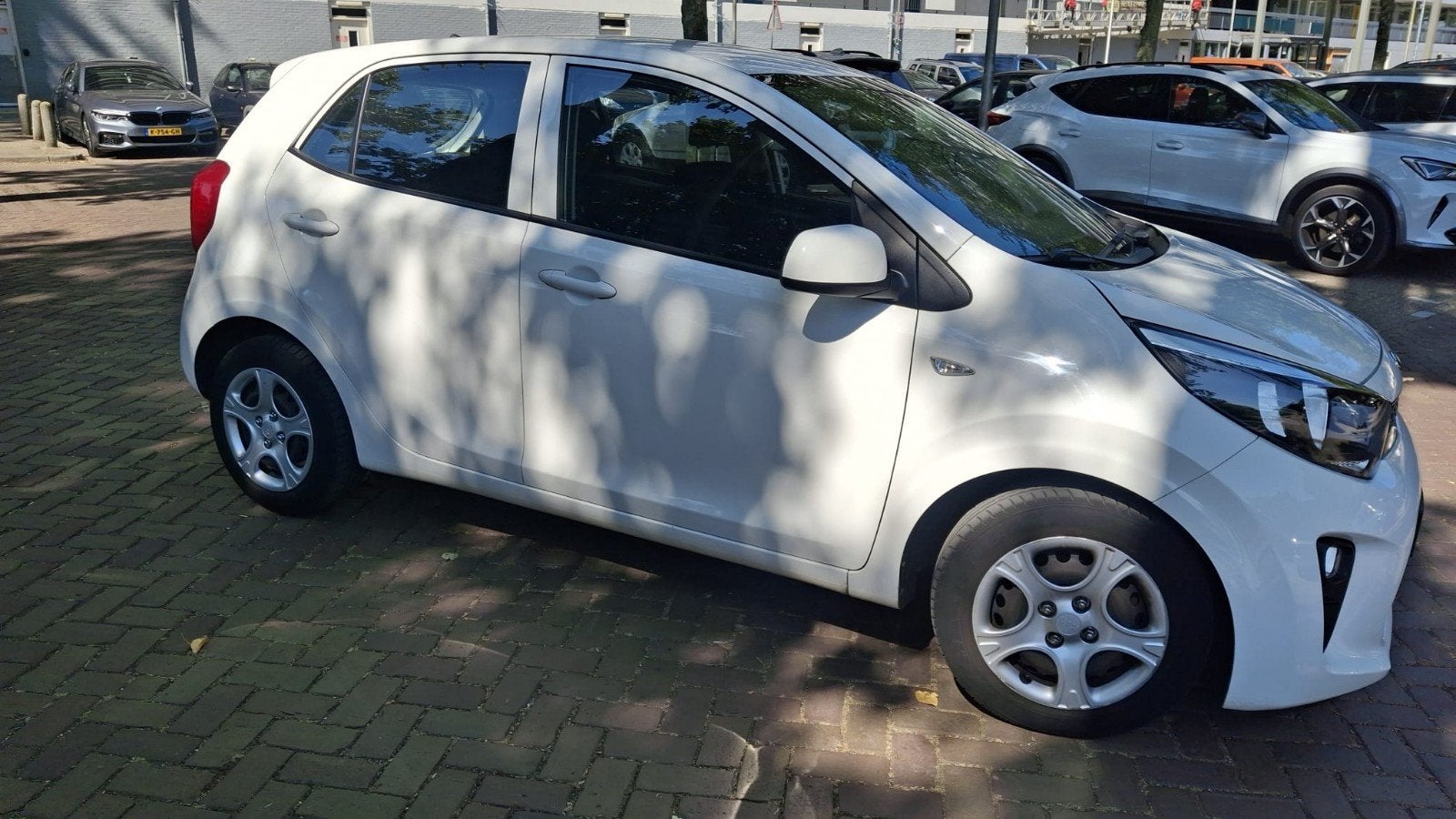 Kia Picanto 1.0 Cvvt 67pk 5-zits 2018 Wit  (SCHAKELBAK!!), Auto's, Kia, 4 stoelen, Wit, Origineel Nederlands, Particulier