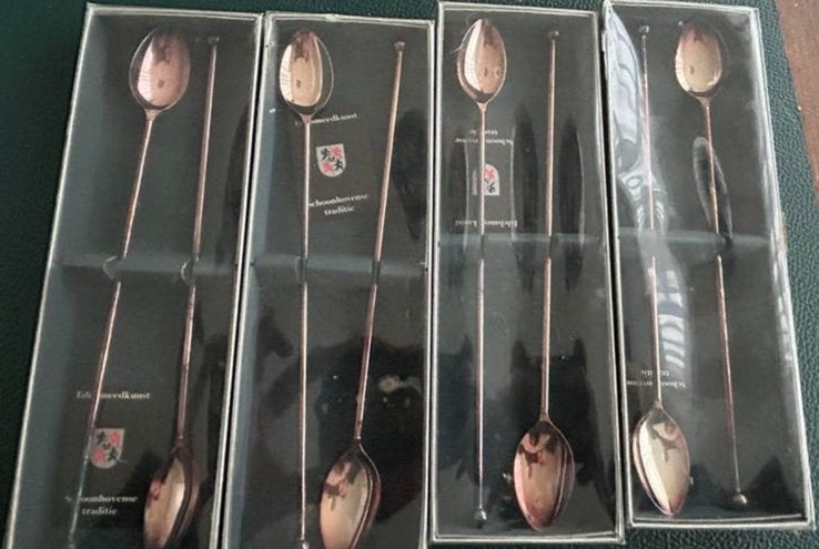 4 NIEUWE DOOSJES IN ELKE SET TWEE LEPELTJES, Ophalen of Verzenden
