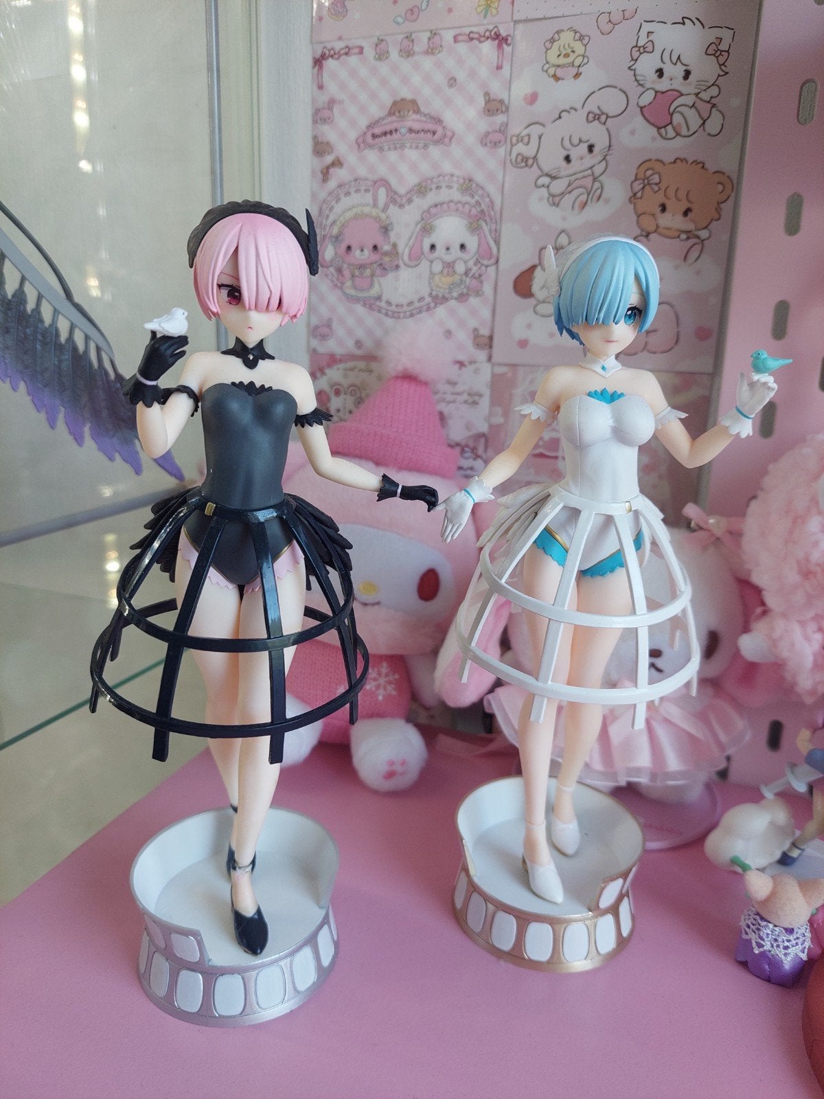 ram en rem ballerina figuurtjes, Ophalen of Verzenden, Gebruikt, Decoratie