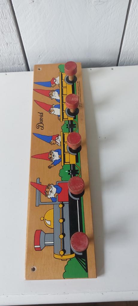 Vintage kinderkapstok David de Kabouter kinderkamer kdv  bnb, Ophalen of Verzenden