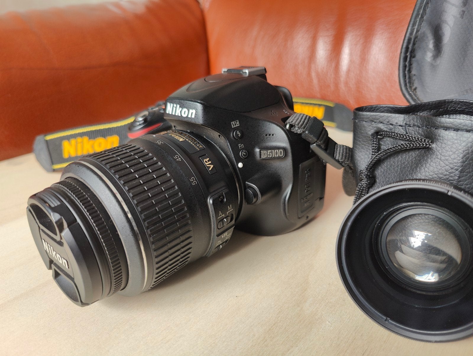 Nikon D5100 incl macro wideangle en tas, Ophalen, Gebruikt, Nikon, Groothoeklens