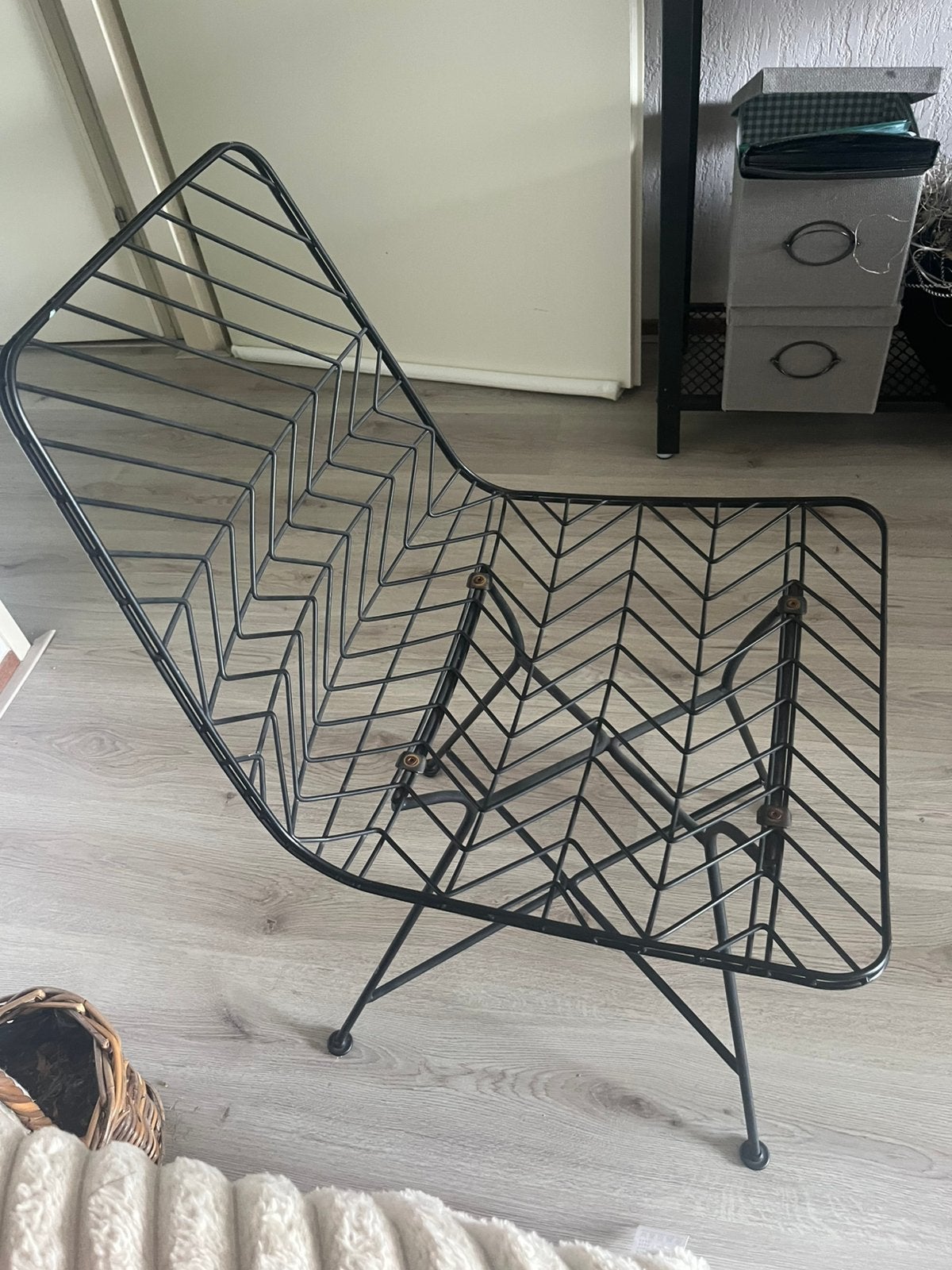 Set 4 Thuinstoelen Nola metalen IKEA, Ophalen, Zo goed als nieuw, Binnen