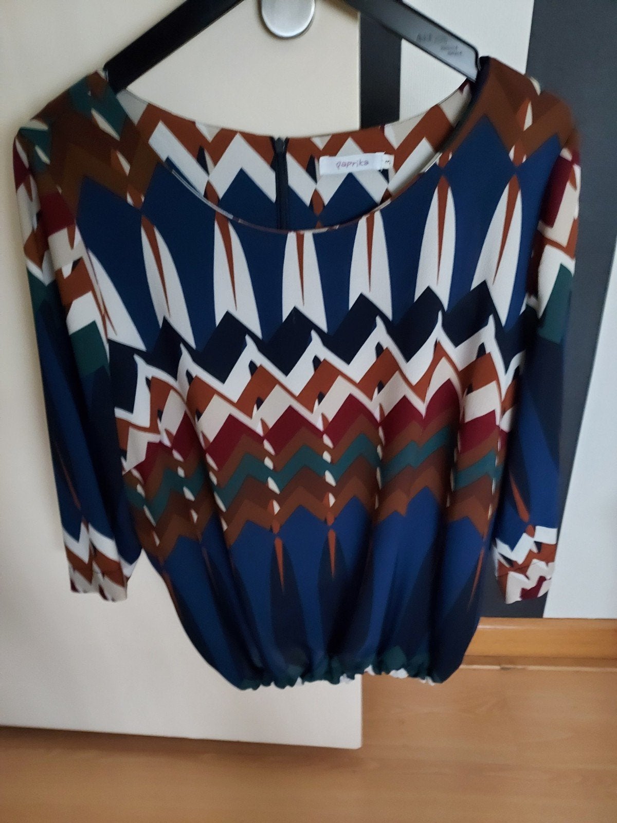Paprika top met print, maat 3 (M), Kleding | Dames, Maat 38/40 (M), Meerkleurig, Ophalen of Verzenden, Zo goed als nieuw