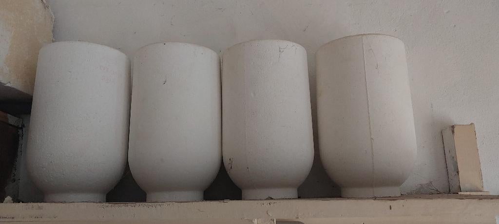 Smeltkroesen voor glas, Ophalen, Nieuw