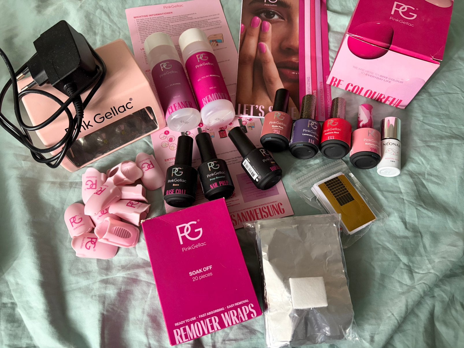 Pink Gellac Startpakket met Lamp en 5 kleuren, Ophalen of Verzenden, Zo goed als nieuw, Overige typen