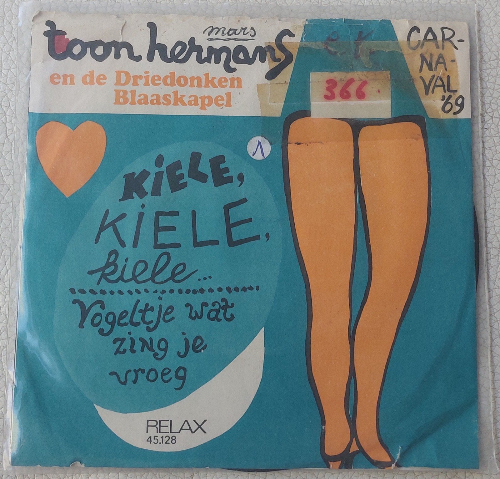Toon Hermans - Kiele, Kiele, Kiele... / Vogeltje wat zing je, Ophalen of Verzenden, Gebruikt, Feestmuziek