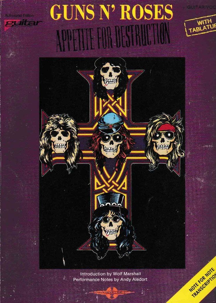 Guns N Roses Appetite For Destruction ( 732 ), Verzenden, Artiest of Componist, Populair, Gitaar
