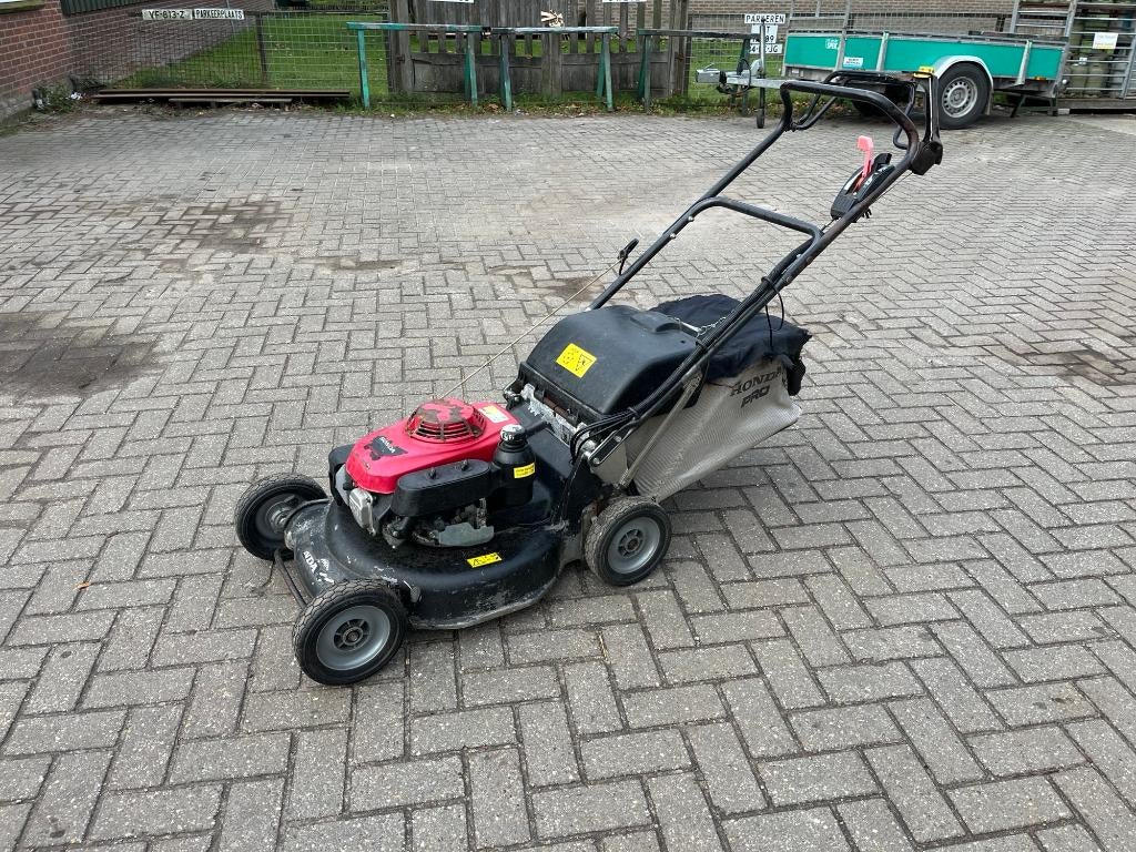 Honda HRH 536 grasmaaier/cirkelmaaier, Cirkelmaaier, Honda, Gebruikt, Opvangbak