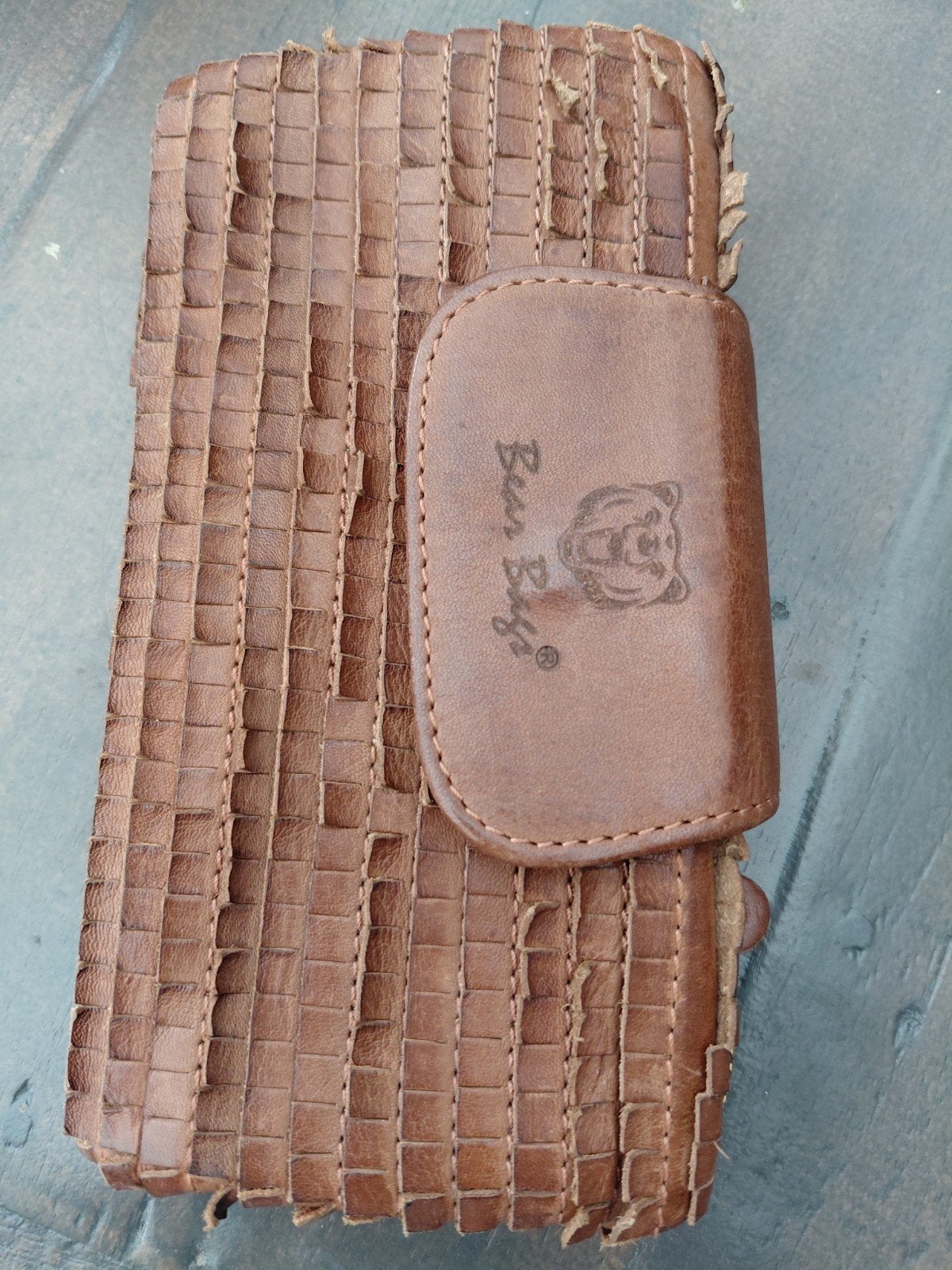 Bear Bags leren portemonnee met rits en knipsluiting, Overige merken, Nieuw, Ophalen of Verzenden, Leer