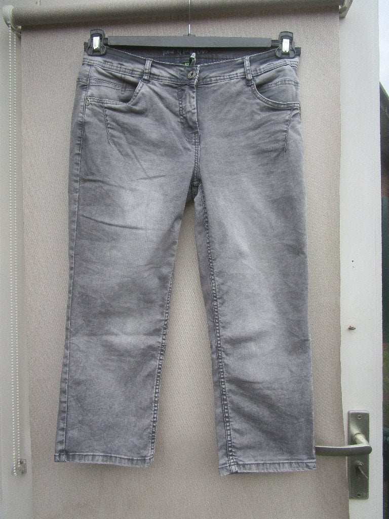 Broek CECIL mt 40  grijs  7/8  lang**, Maat 38/40 (M), Verzenden, Nieuw, Driekwart
