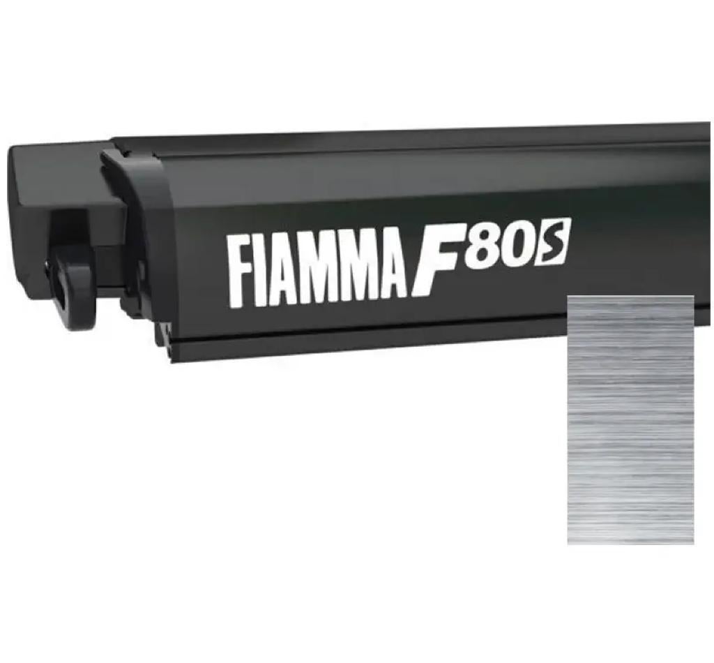 Nieuwe Fiamma F80s luifel 400 Deep Black / Royal Grey doek, Ophalen, Nieuw