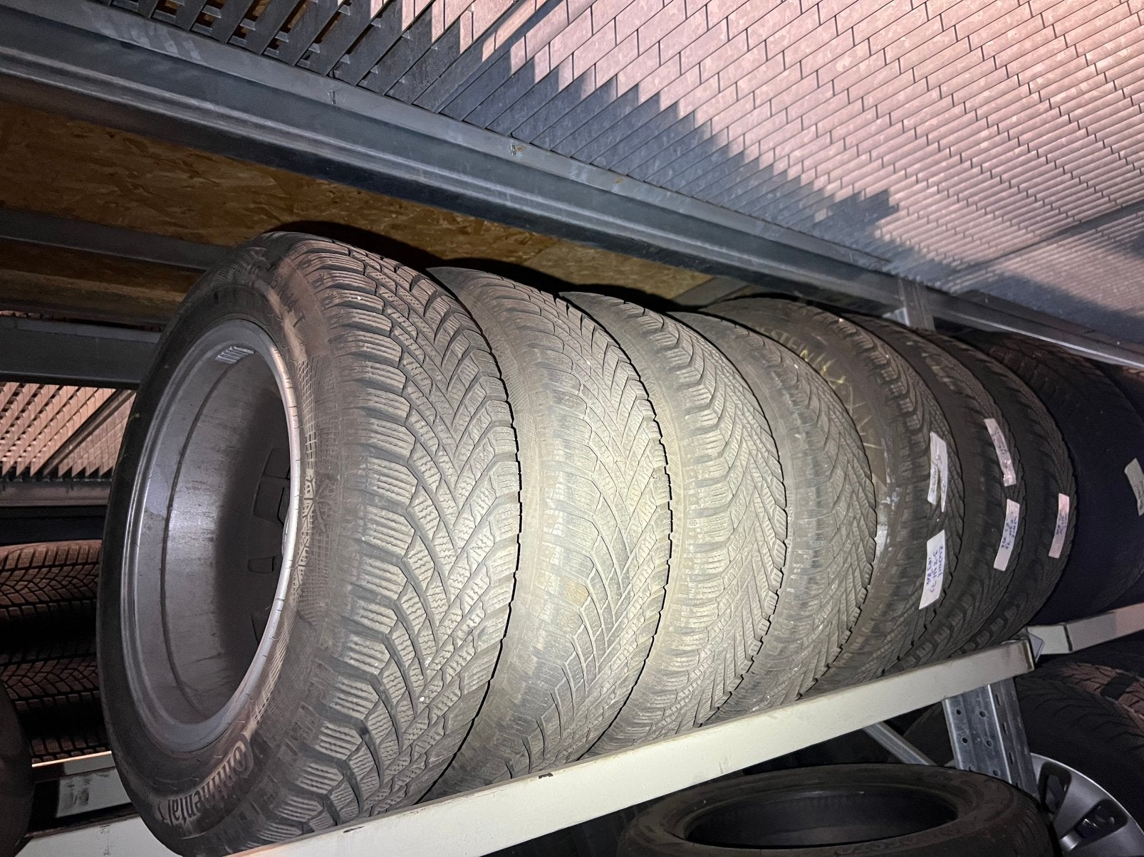 Velgenset winter 175/65R14 continental, Ophalen, Zo goed als nieuw