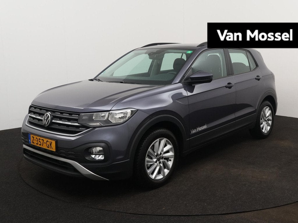 Volkswagen T-Cross 1.0 TSI Life Demo | Parkeersensoren Achte, Auto's, Volkswagen, Voorwielaandrijving, 12 maanden, Euro 6, Origineel Nederlands