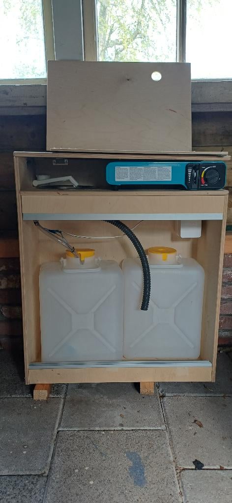 Camperkeuken berken ongelakt, Ophalen, Nieuw