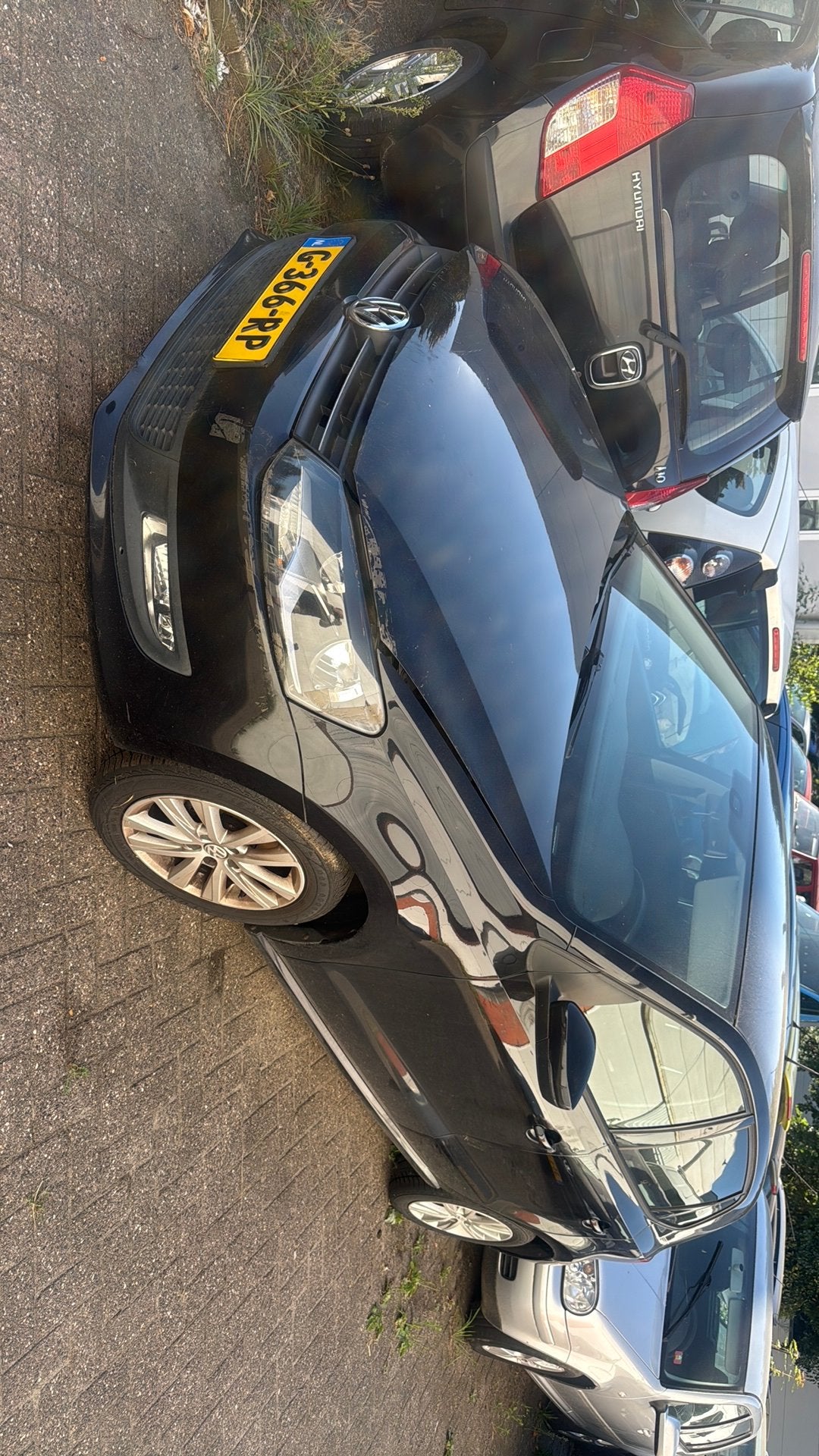 Polo 1.2 met schade, Ophalen, Bumper
