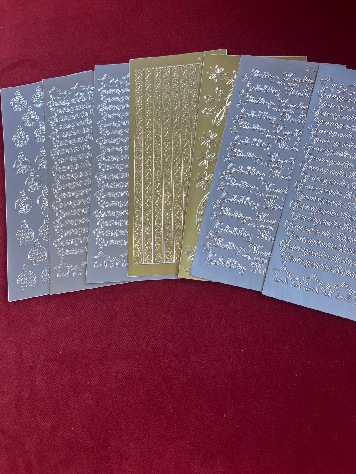 Kerststickers en decoratie - Nieuw, Diversen, Kerst, Nieuw, Ophalen of Verzenden