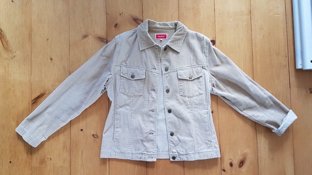 Beige rib jasje Jackpot maat 3, Kleding | Dames, Maat 38/40 (M), Beige, Jackpot, Ophalen of Verzenden