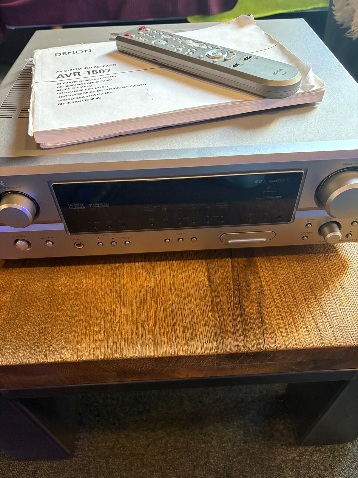 Denon AVR-1507 met originele doos erbij, Ophalen, Gebruikt