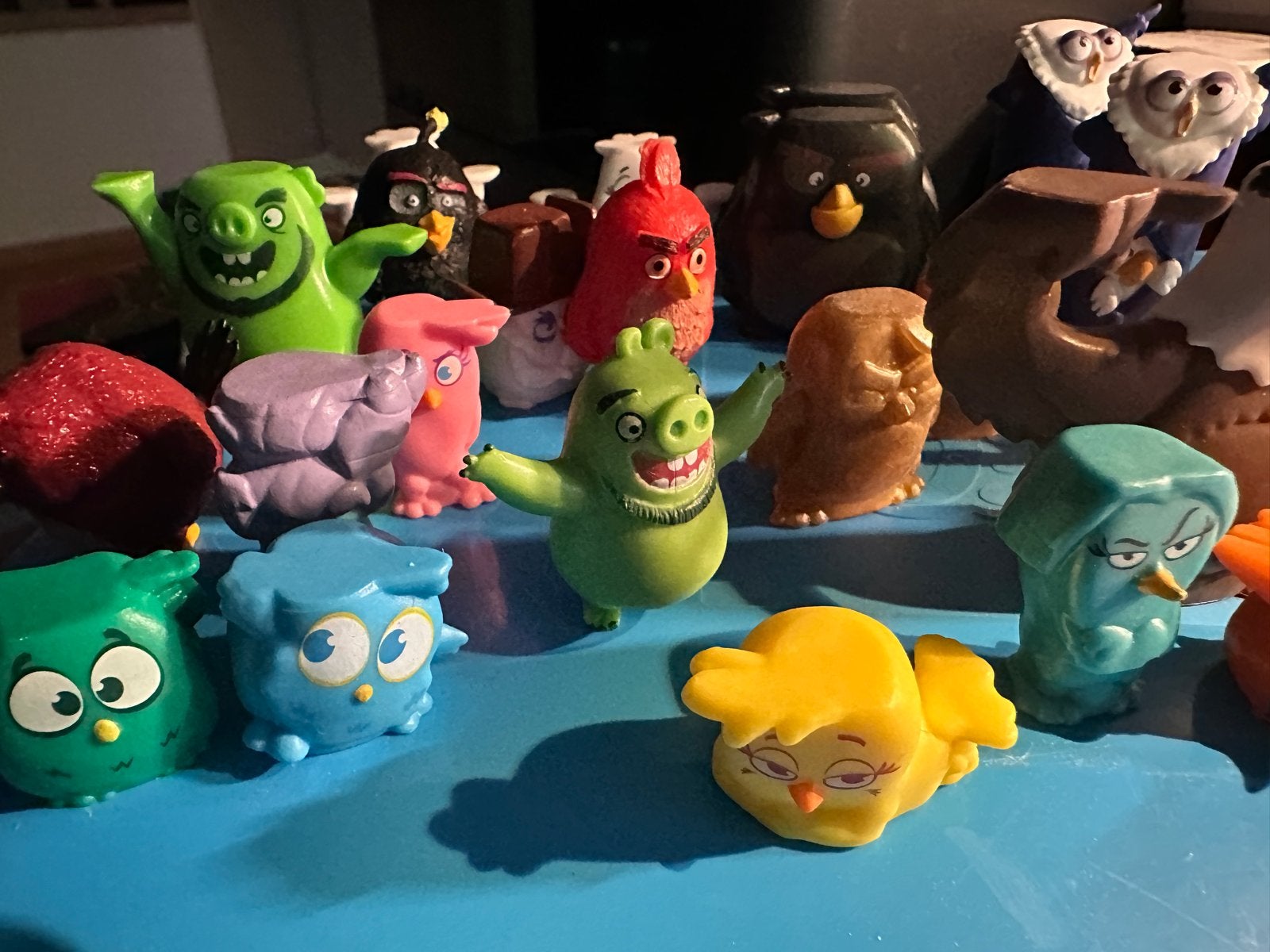 Grote collectie Angry Birds en Angry Birds Movie figuren, Ophalen, Gebruikt, Jongen of Meisje