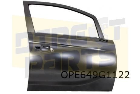 Opel Corsa E (1/15-11/19)  Voorportier Rechts (te spuiten) O, -, Deur, -, Opel