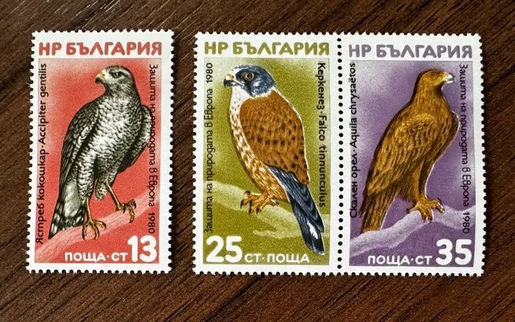 Bulgarije 1980 - Roofvogels (Postfris) vogels, Ophalen of Verzenden, Bulgarije, Postfris