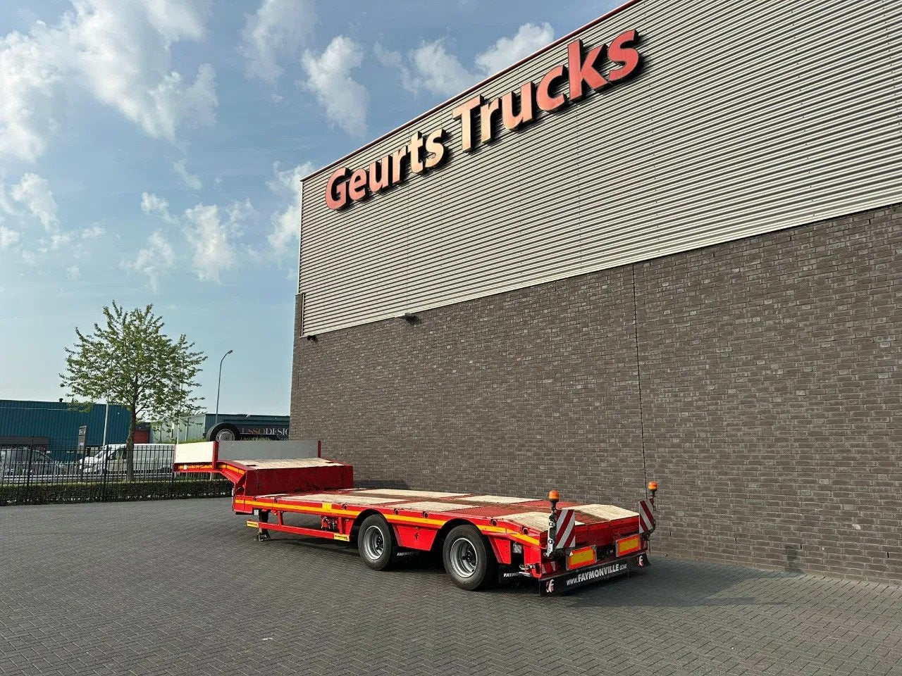 Faymonville F-S42-111A SEMI DIEPLADER/TIEFLADER/LOWLOADER, Auto's, Overige brandstoffen, Bedrijf, Aanhangers en Opleggers, Te koop
