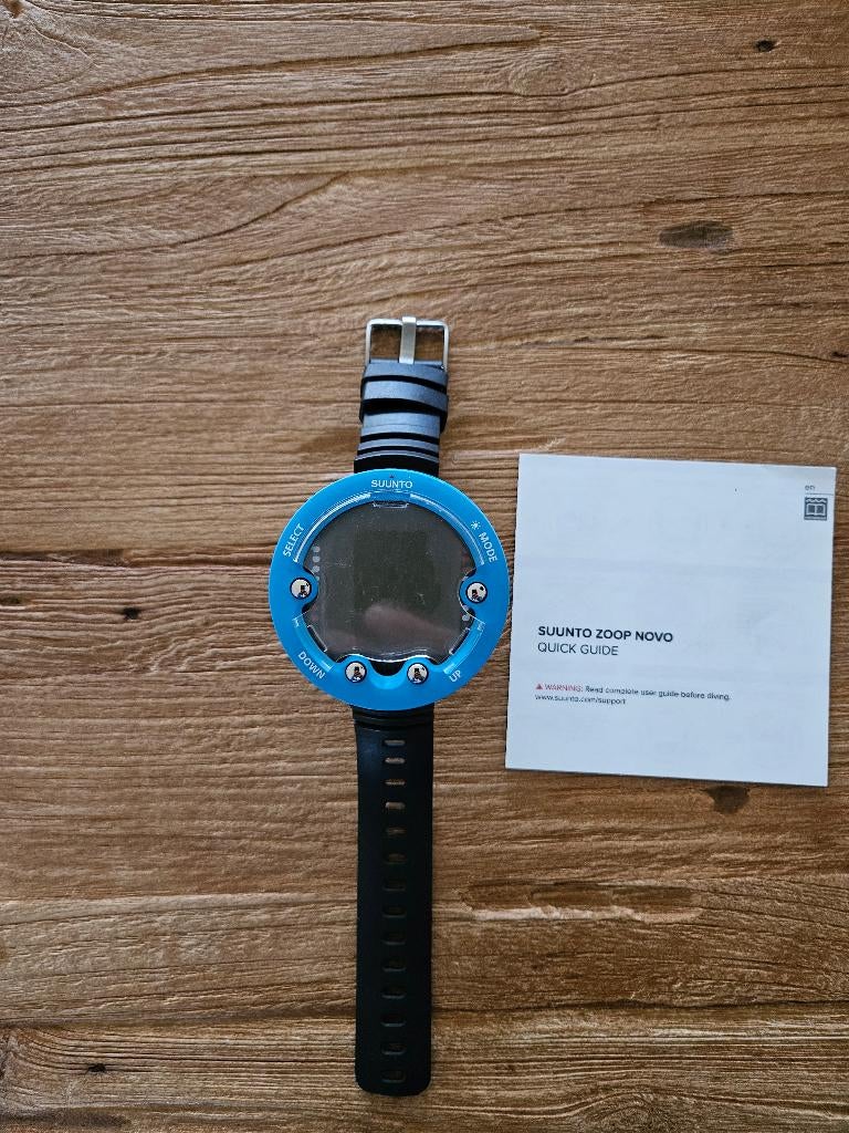 Suunto zoop novo blauw, Ophalen of Verzenden, Gebruikt, Duikcomputer