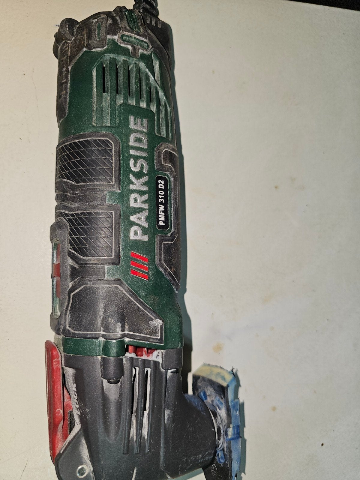 Parkside Driehoek Schuurmachine 310W voor kleine detailsn, Ophalen of Verzenden, Gebruikt, Minder dan 600 watt, Excentrische schuurmachine