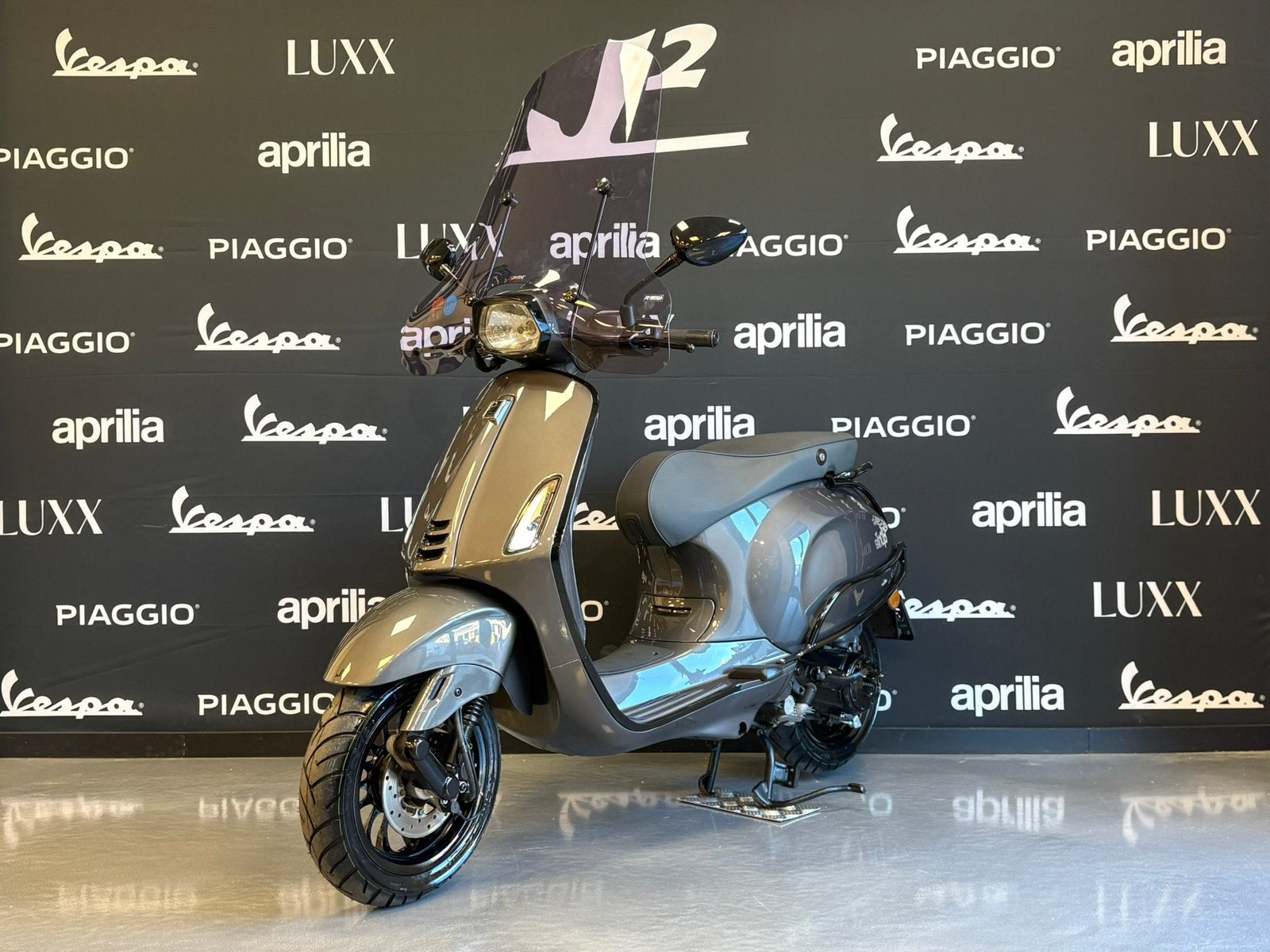 Vespa Sprint | Agaat Grijs | Brom | 2015 | 11148 km, Gebruikt, ., Ophalen of Verzenden, .