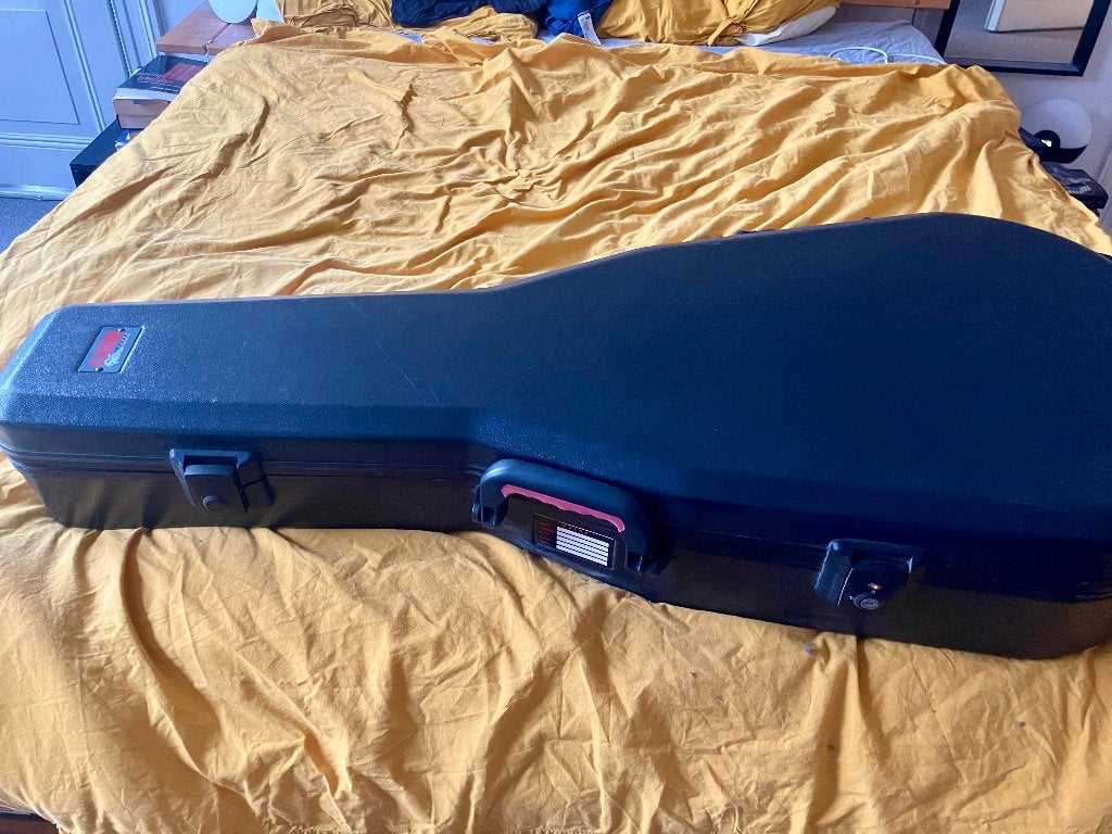 Gator hardcase voor dreadnought akoestische gitaar, Ophalen, Gebruikt, Western- of Steelstringgitaar