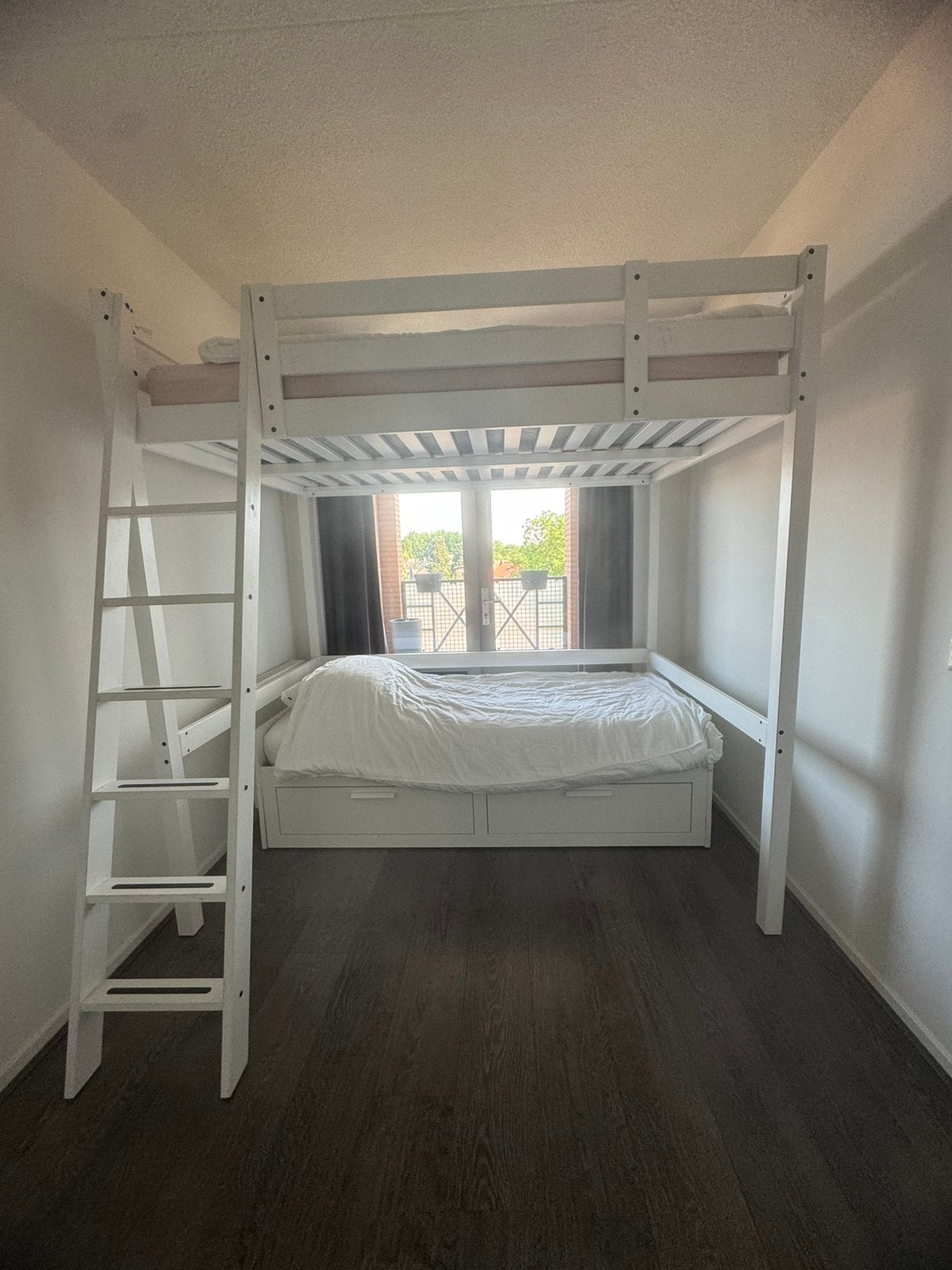 Brimnes - wit - bed - 1 en 2 persoons, Ophalen, 90 cm, Eenpersoons, Zo goed als nieuw