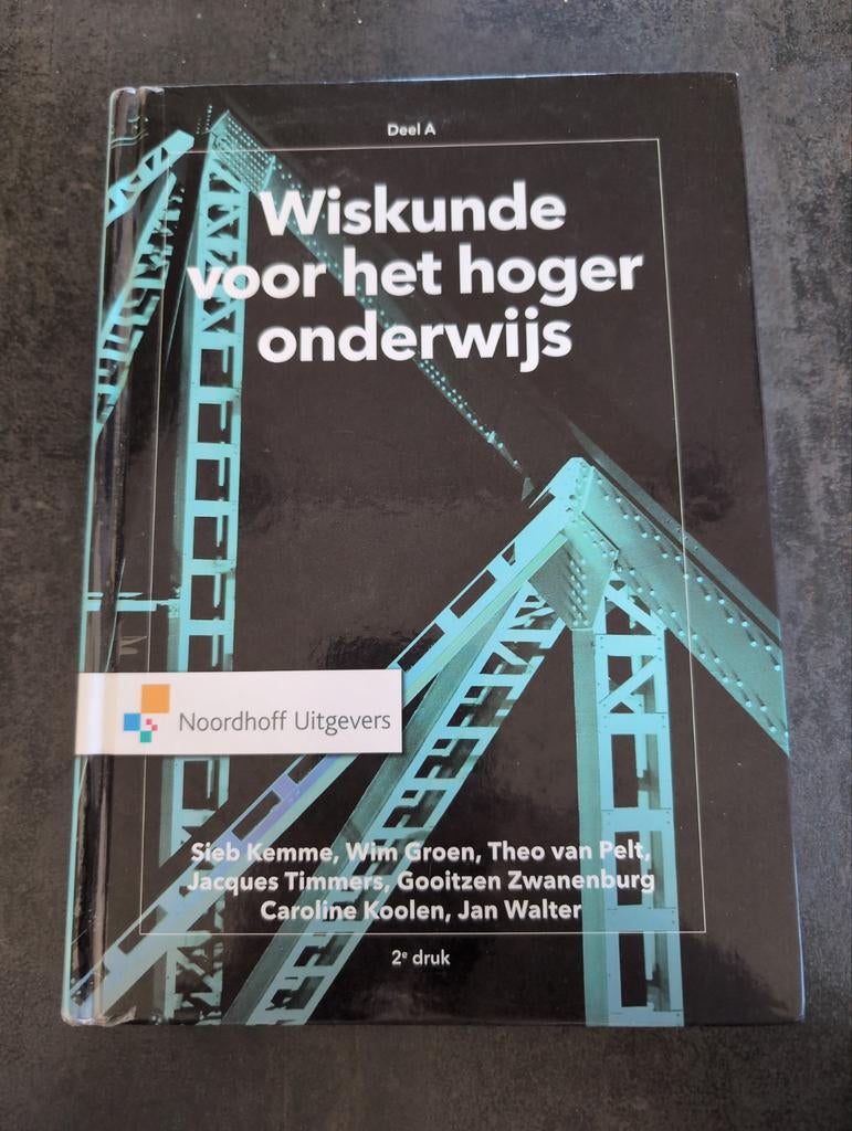 Wiskunde voor het hoger onderwijs - 2e druk, Ophalen of Verzenden, Beta, Zo goed als nieuw, HBO