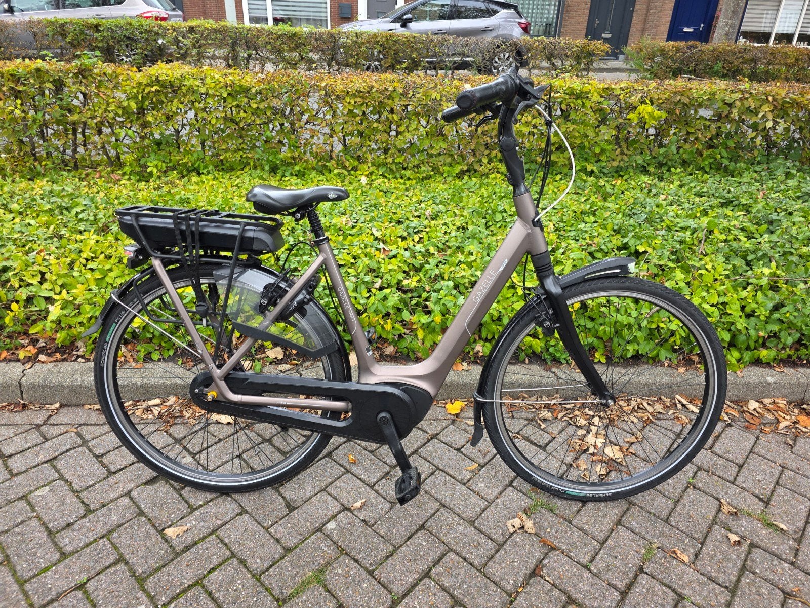 Gazelle Orange met Bosch middenmotor en 500wh accu, 53 tot 56 cm, Versnellingen, Ophalen of Verzenden, Zo goed als nieuw