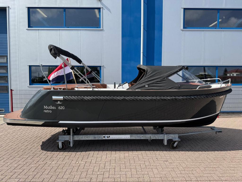 Maxima 620 Retro (bj 2019), Watersport en Boten, Gebruikt, Polyester, Benzine