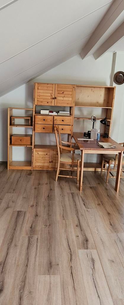 Te koop vintage buro kast, Ophalen, Gebruikt, Minder dan 10 m², Laminaat