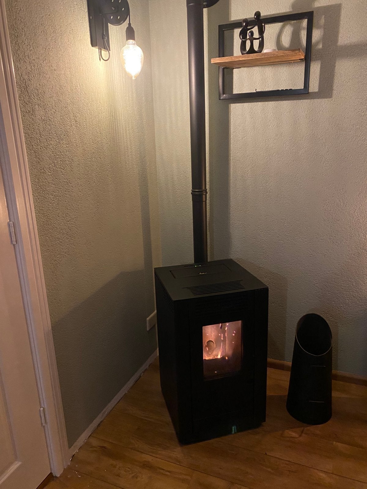 Kalor Lars Pelletkachel 8kw, Ophalen, Overige brandstoffen, Zo goed als nieuw, Pelletkachel