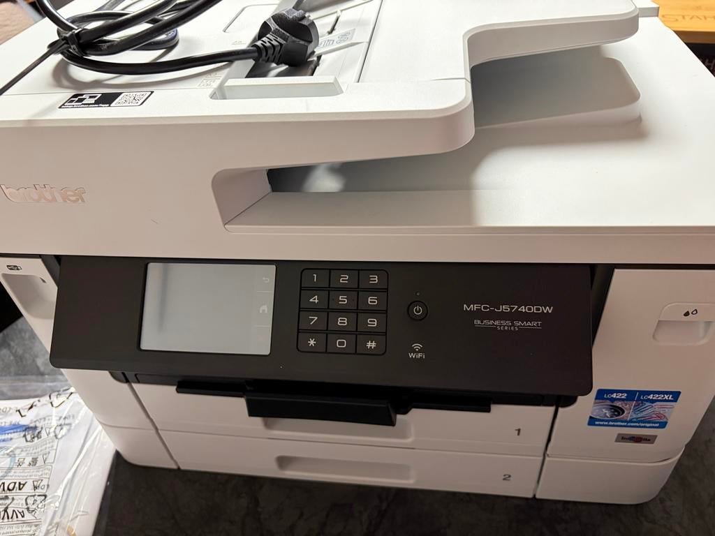 Brother MFC-J5740DW printer met cartridges, Ophalen, Inkjetprinter, All-in-one, Kleur printen
