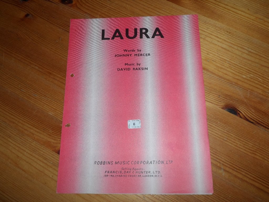 Laura - david raskin / johnny mercer, Gebruikt, Gitaar, Ophalen of Verzenden, Artiest of Componist