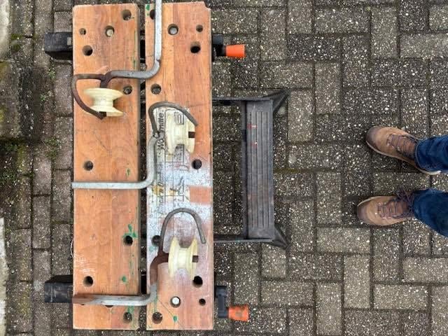 ROBOT ophangwiel garagekanteldeur, Kunststof, Gebruikt, 120 cm of meer, Garagedeur