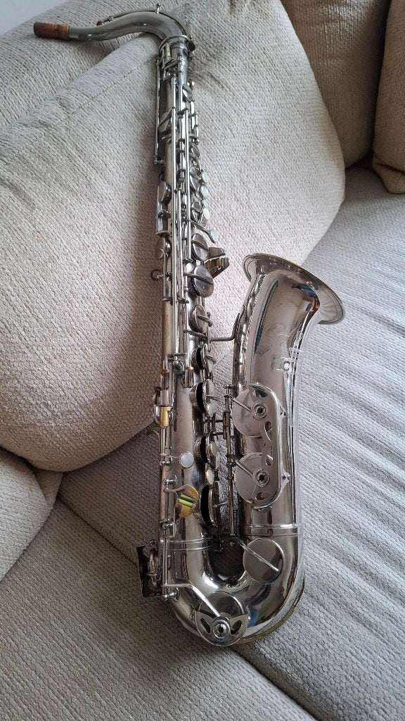 Mooie Amati Kraslice Toneking tenorsaxofoon, Muziek en Instrumenten, Ophalen, Gebruikt, Tenor, Met koffer