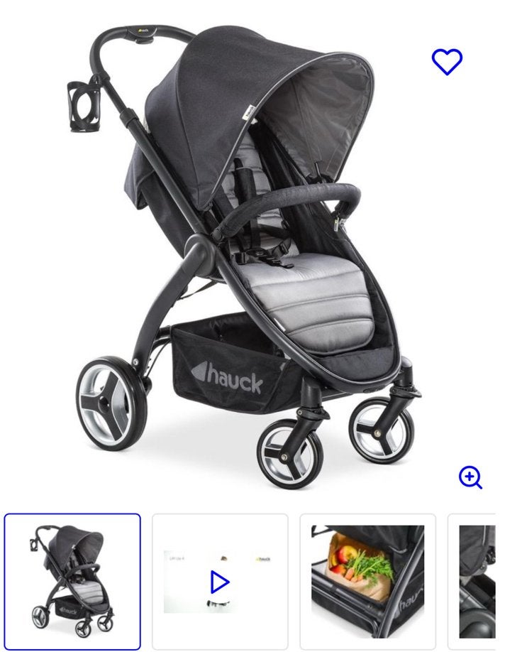 Hauck buggy lift up 4, Ophalen, Zo goed als nieuw, Overige merken