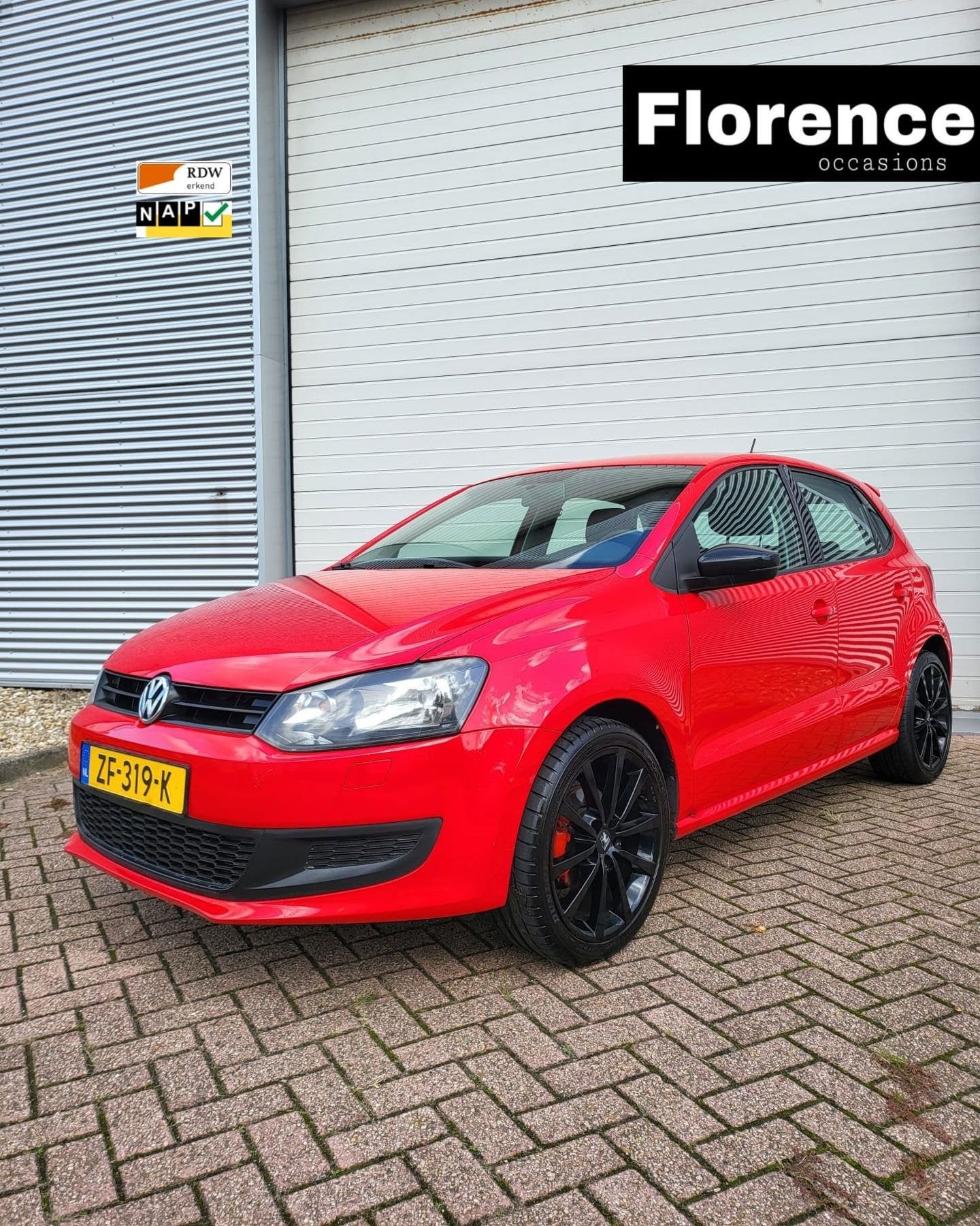 Volkswagen Polo 1.2 AIRCO Stoel v.w Park -Sens, Auto's, Voorwielaandrijving, Zwart, 60 pk, Bedrijf
