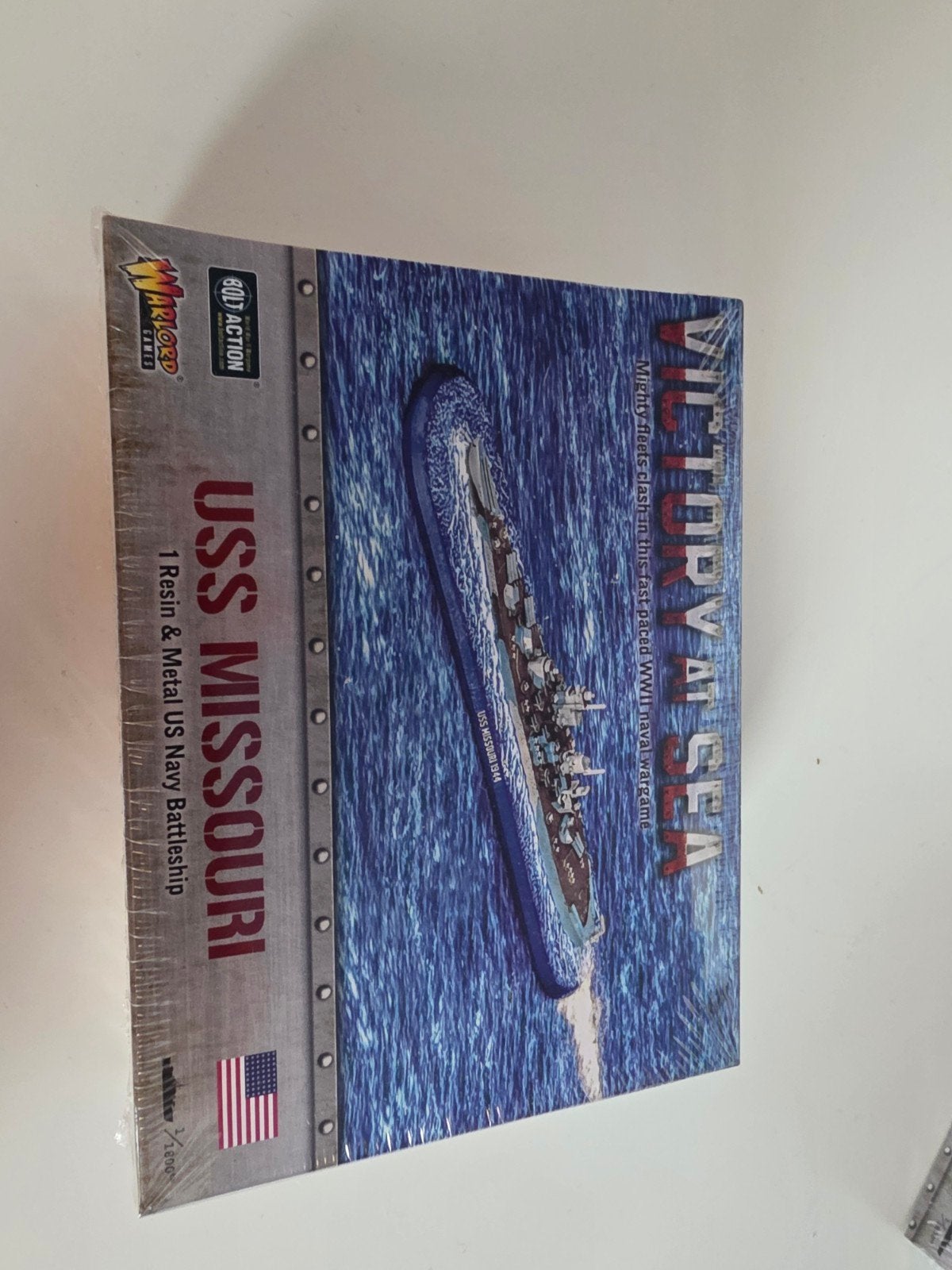 Warlord Games USS Missouri 1:1800 Resin & Metal Model, Ophalen of Verzenden, Nieuw, 1:200 of kleiner, Overige merken