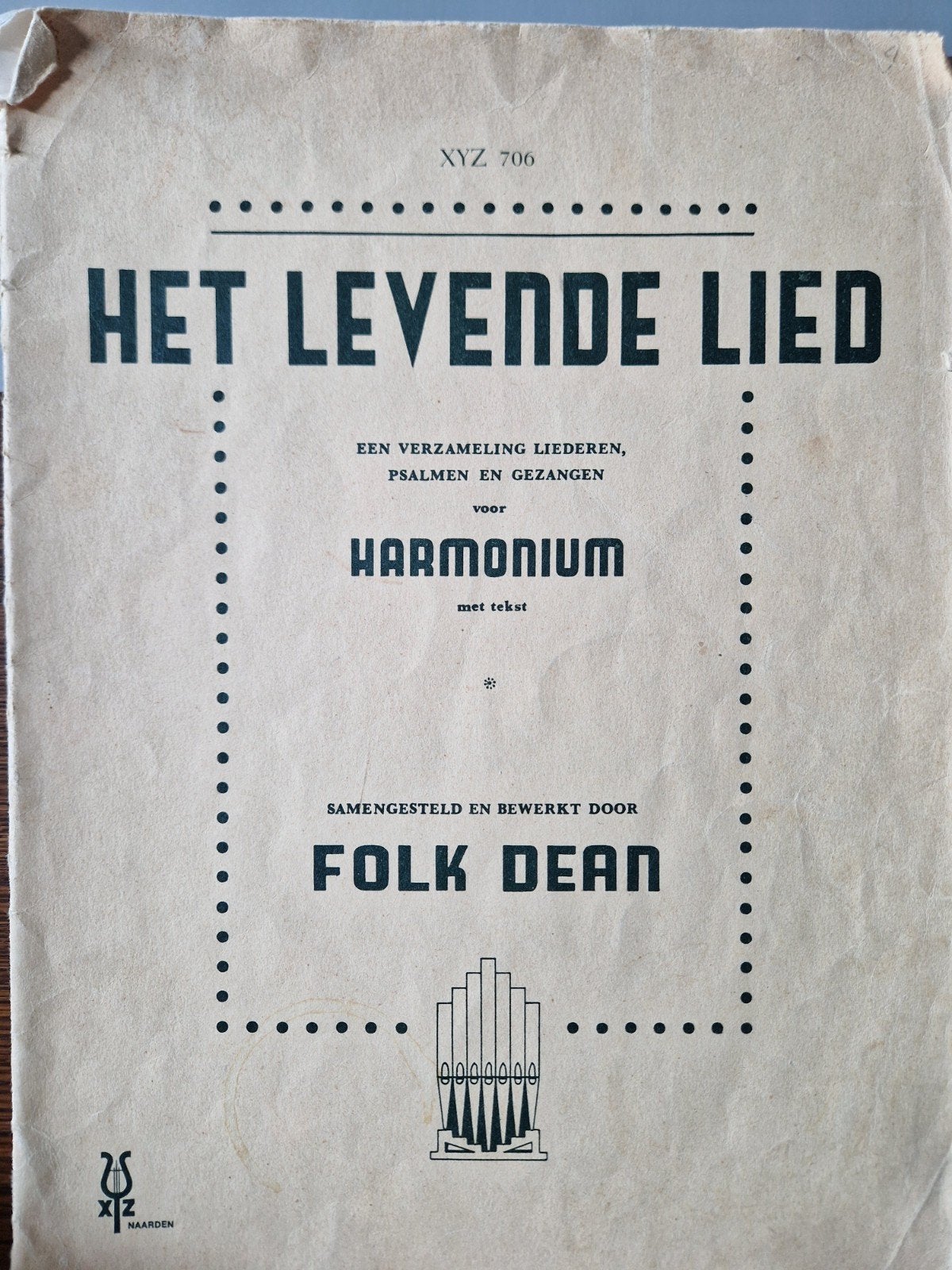 Het Levende Lied - Harmonium bladmuziek met tekst, Muziek en Instrumenten, Orgel, Gebruikt, Overige soorten, Ophalen of Verzenden