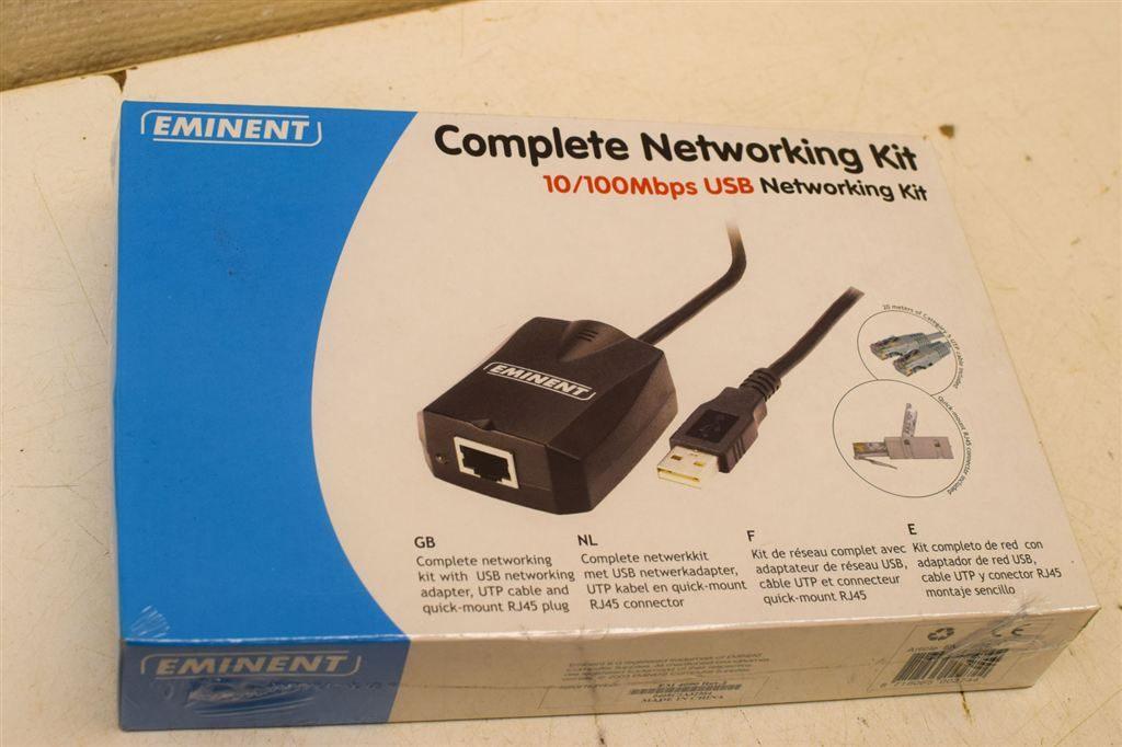 Eminent Complete networking kit 48070, Computers en Software, Netwerkkaarten, Ophalen of Verzenden, Gebruikt